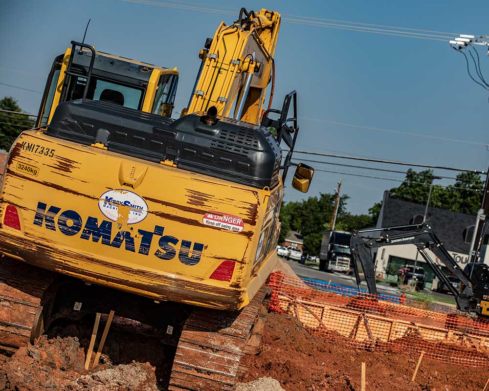 Komatsu Excavation and Site Preparations - All Hammer Construction