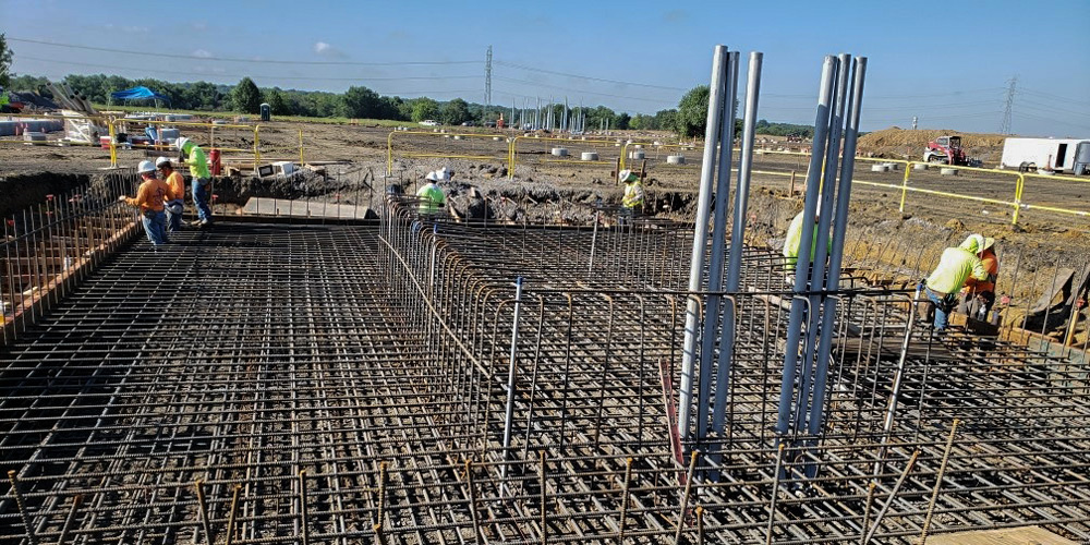 Concrete Pier Foundations and Commercial Pads | All Hammer Construction